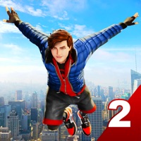 飞行绳索超级英雄战斗机2个