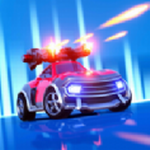 深红色车轮汽车射击