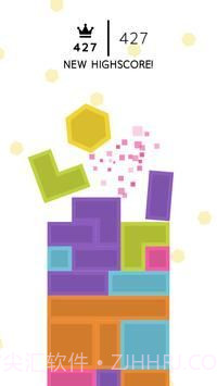 六边形坠落安卓0.10截图