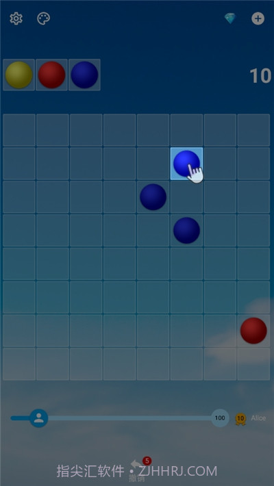 彩色连珠(Color Lines)1.2.11截图