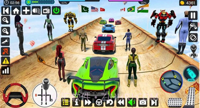 巨型坡道汽车特技2023v2.2.16截图