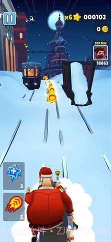 地铁跑酷雪地地图(Subway Surf)截图3 地铁跑酷雪地地图(Subway Surf)截图3