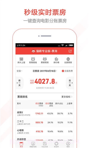 猫眼专业版截图2