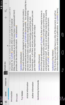 LaTeX编辑器截图2