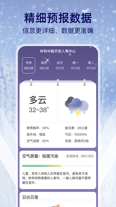 多雨天气预报截图2