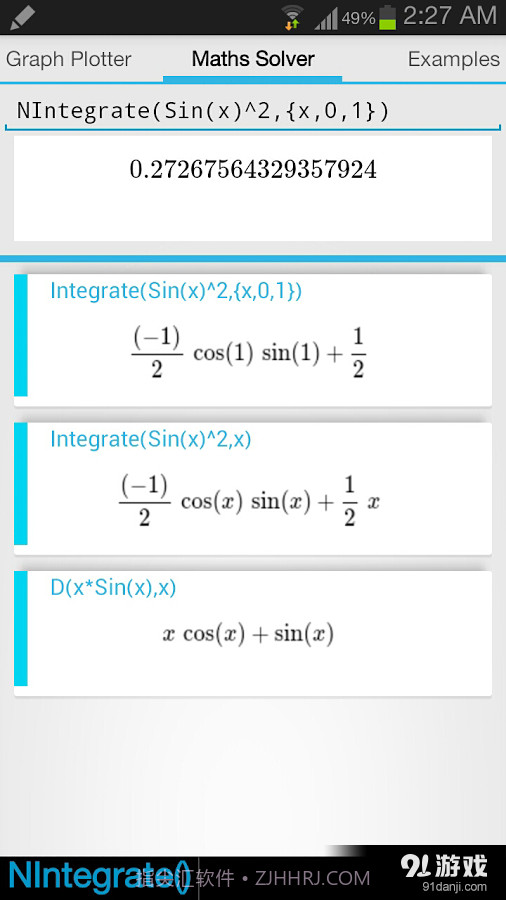 函数计算器Maths Solver截图3 函数计算器Maths Solver截图3