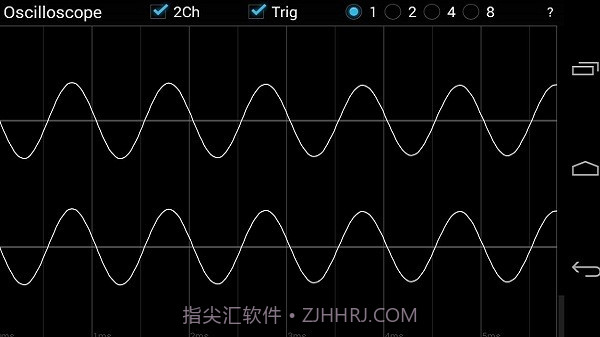 oscilloscope示波器截图1 oscilloscope示波器截图1