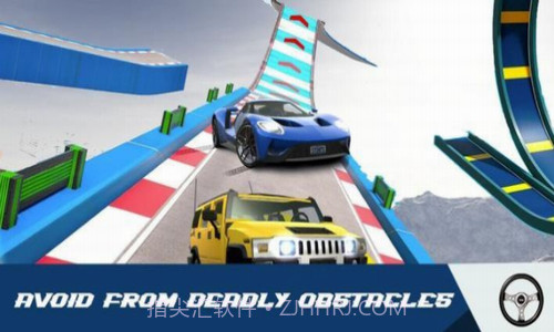 超级坡道汽车特技3D截图3