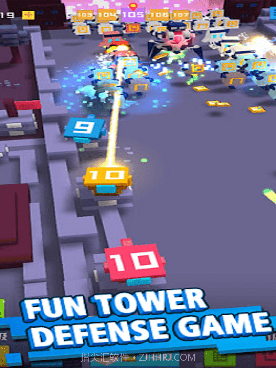 立方体塔防截图1