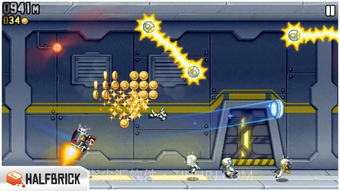 火箭飞人Jetpack Joyride截图4