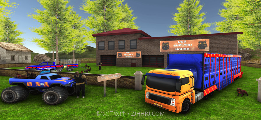 怪物卡车狗运输截图3 怪物卡车狗运输截图3