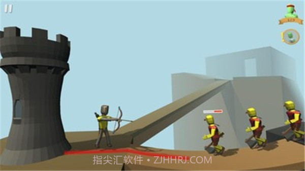 火柴人射箭对战截图1