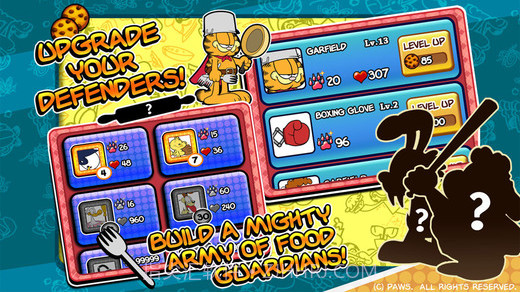 加菲猫总动员:食物大作战截图3 加菲猫总动员:食物大作战截图3