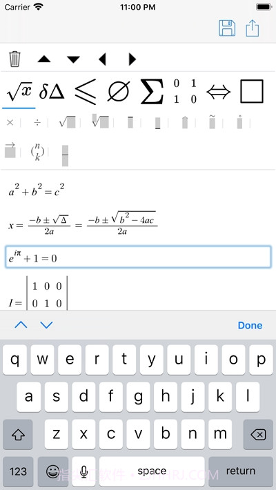 SymEditor数学公式编辑器截图3 SymEditor数学公式编辑器截图3
