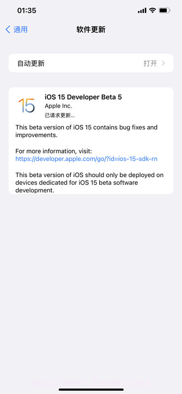 ios15beta5描述文件截图1