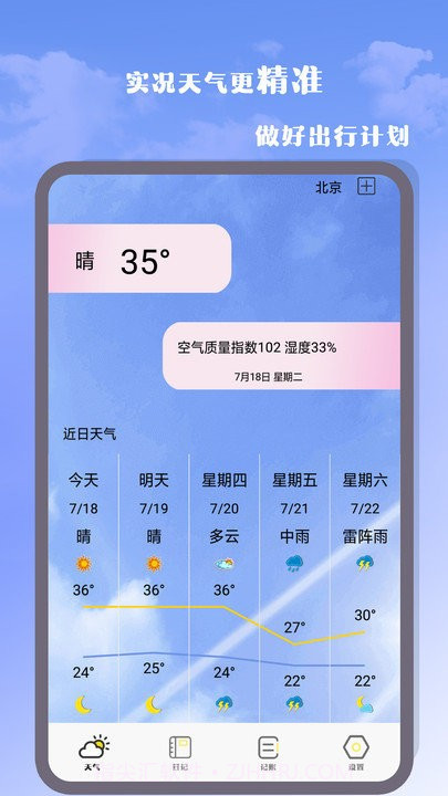 我的天气预报截图2 我的天气预报截图2