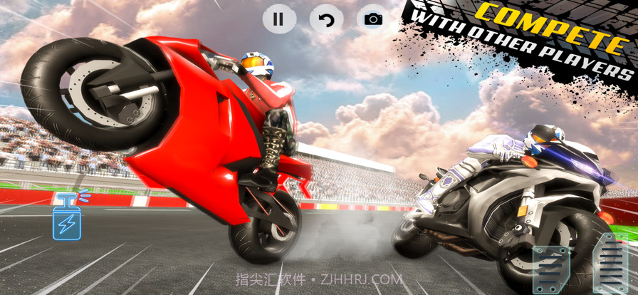 公路摩托车赛车手截图4