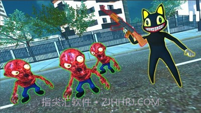 卡通猫僵尸之城截图1 卡通猫僵尸之城截图1