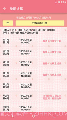 健康宝宝孕周手册截图3