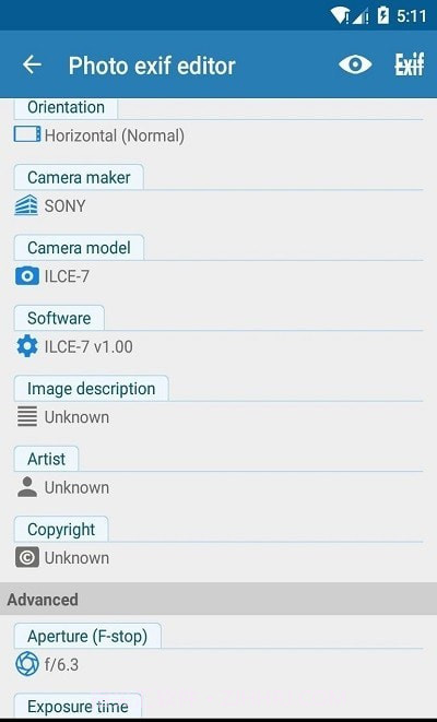 照片Exif编辑截图4 照片Exif编辑截图4