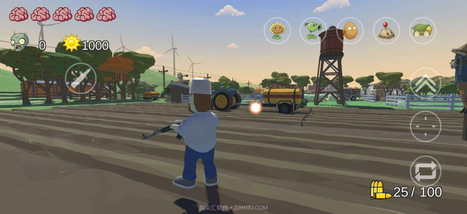 火山哥哥植物大战僵尸3D版截图3