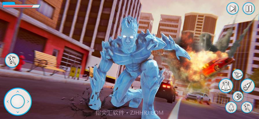 冰超级英雄犯罪城市游戏截图3