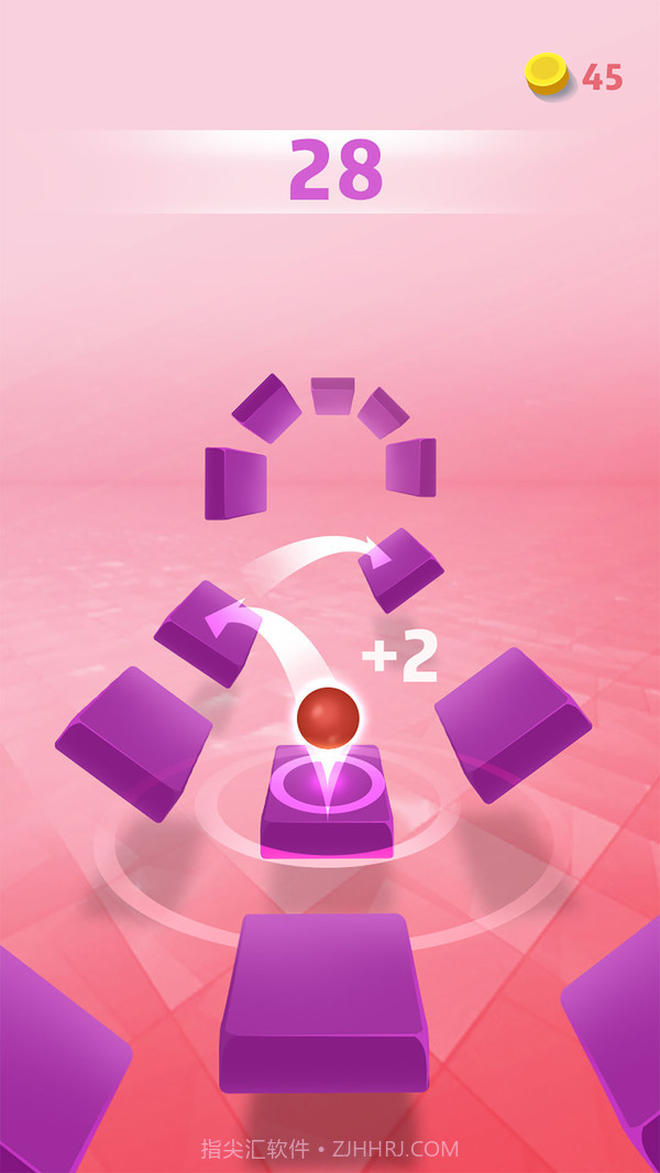 保护球球跳一跳截图1 保护球球跳一跳截图1