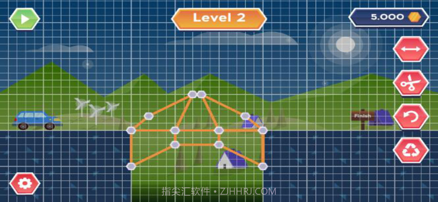 桥梁建筑师搭桥截图2