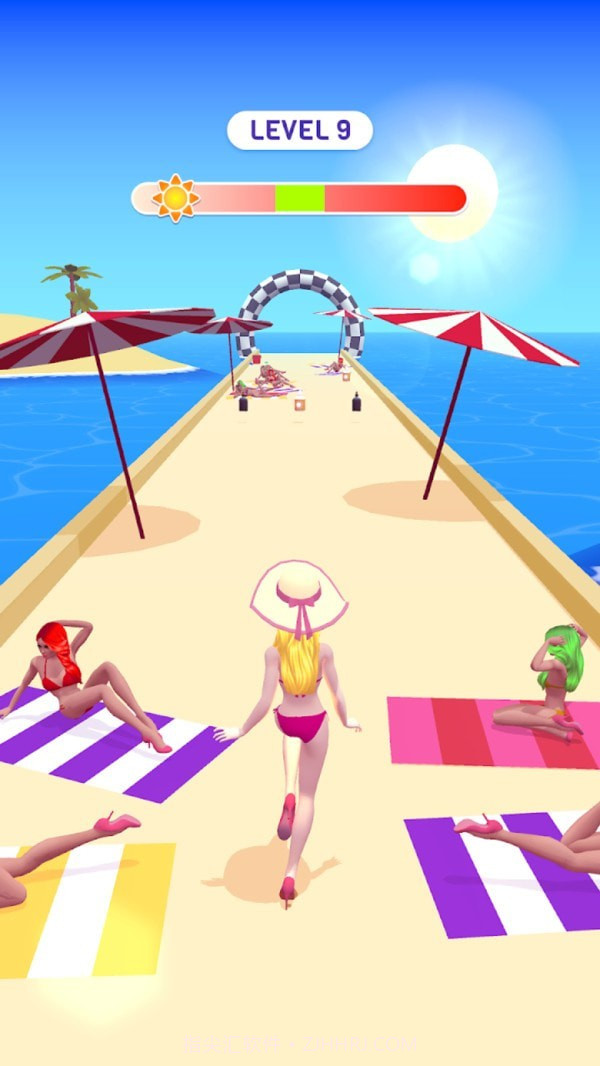 小姐姐沙滩漫步截图1