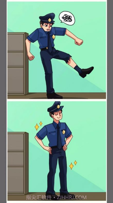 绘制警察拼图截图1 绘制警察拼图截图1