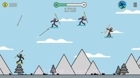 火柴人长矛勇士截图2