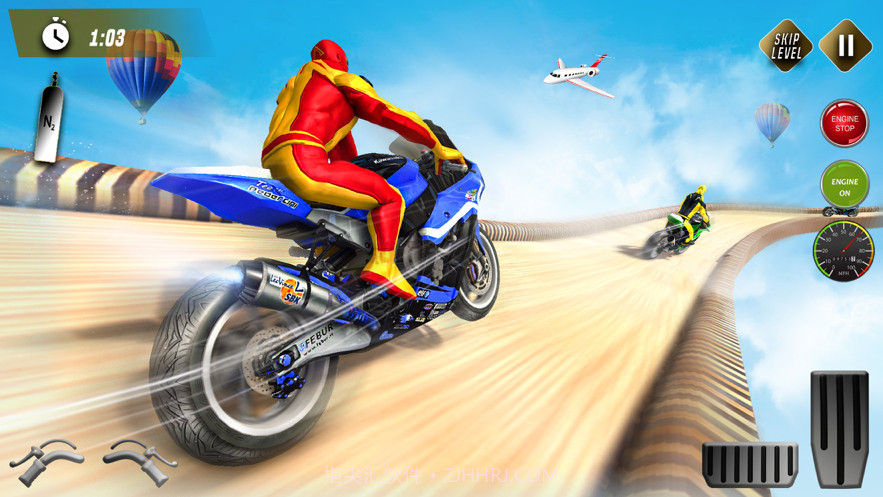 蜘蛛英雄摩托特技截图3 蜘蛛英雄摩托特技截图3