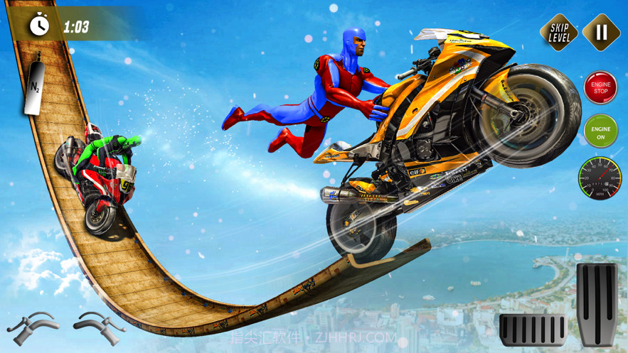 蜘蛛英雄摩托特技截图5 蜘蛛英雄摩托特技截图5