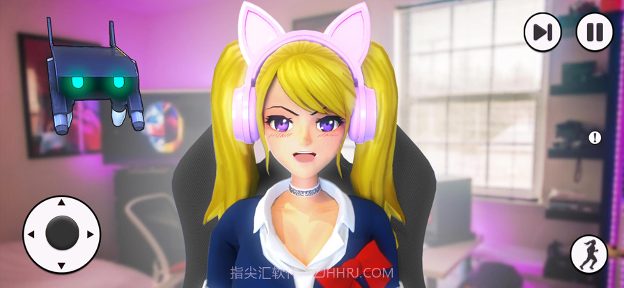 日本动漫高的学校坏的女孩模拟截图5