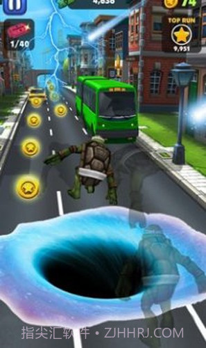 忍者神龟跑酷截图2