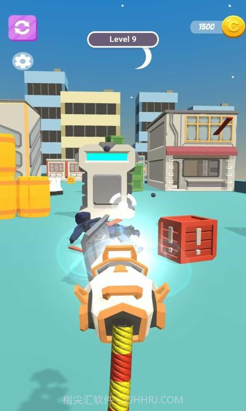 钩假人射击绳索截图1