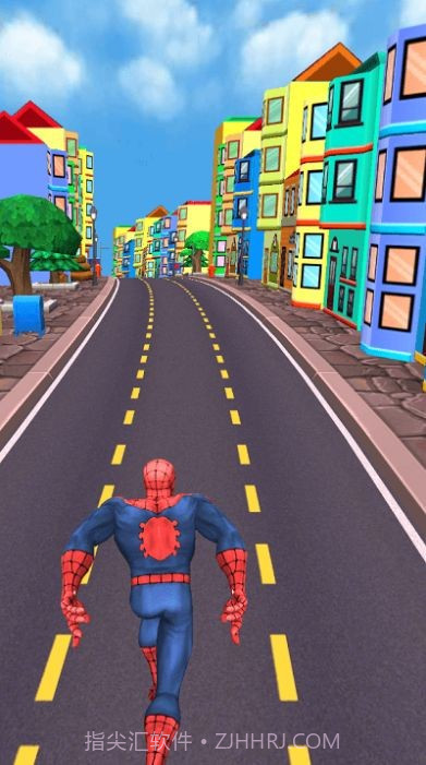 地铁蜘蛛冲3D截图2