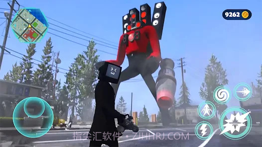 监控人大战马桶人开放世界截图1