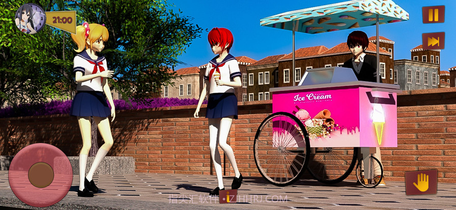 动漫高中樱花少女截图2 动漫高中樱花少女截图2