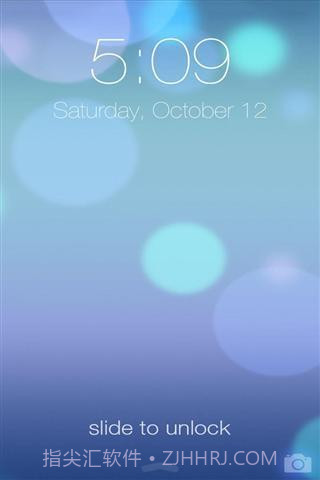 iOS7 锁屏截图4