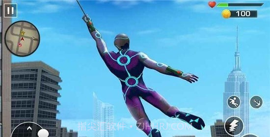 超级绳英雄战斗截图1