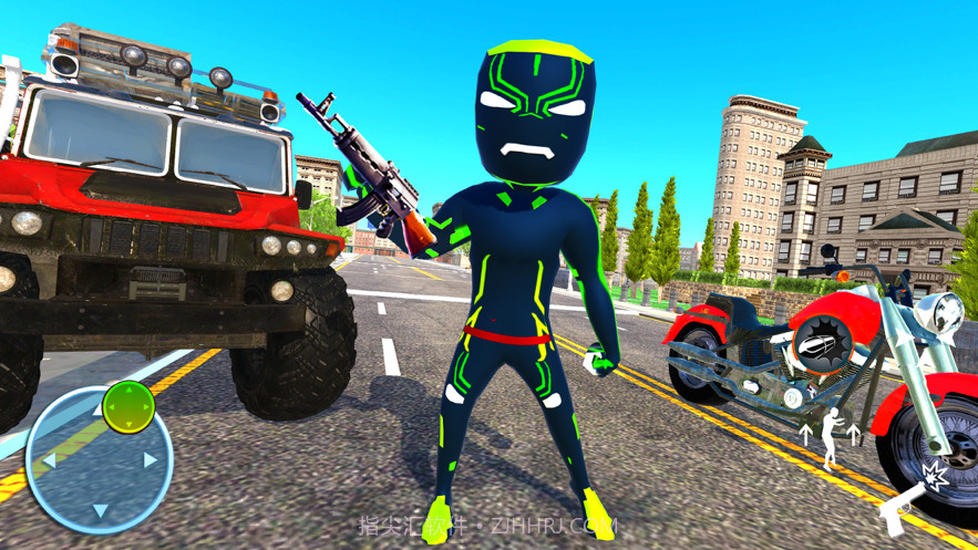 霓虹铁火柴人超级英雄2截图1