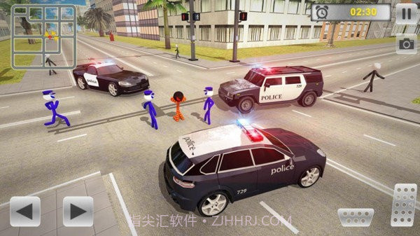 火柴人警车逮捕截图2 火柴人警车逮捕截图2