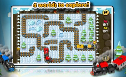 火车瓷砖拼图截图2