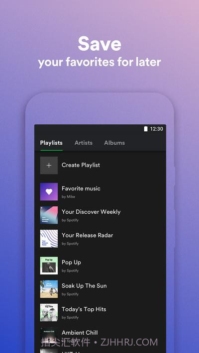 Spotify Lite公司截图4