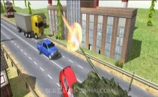 坦克交通破坏截图3