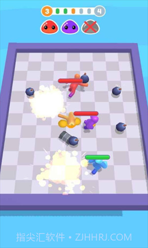 果冻人炸弹大战截图3 果冻人炸弹大战截图3