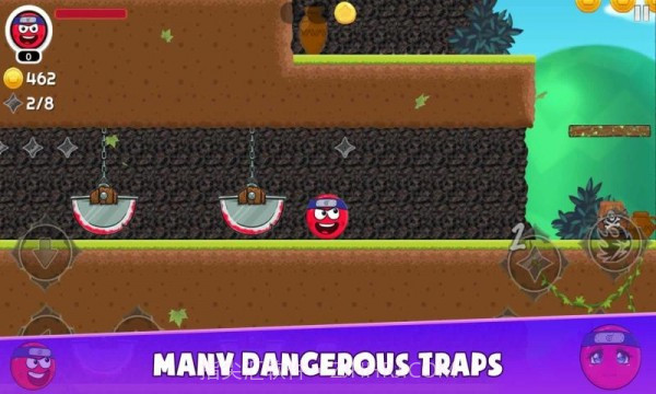 红色忍者球弹跳4截图1