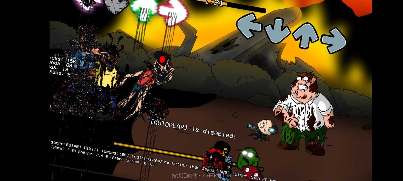 fnf曼德拉记录伪人天使模组截图3