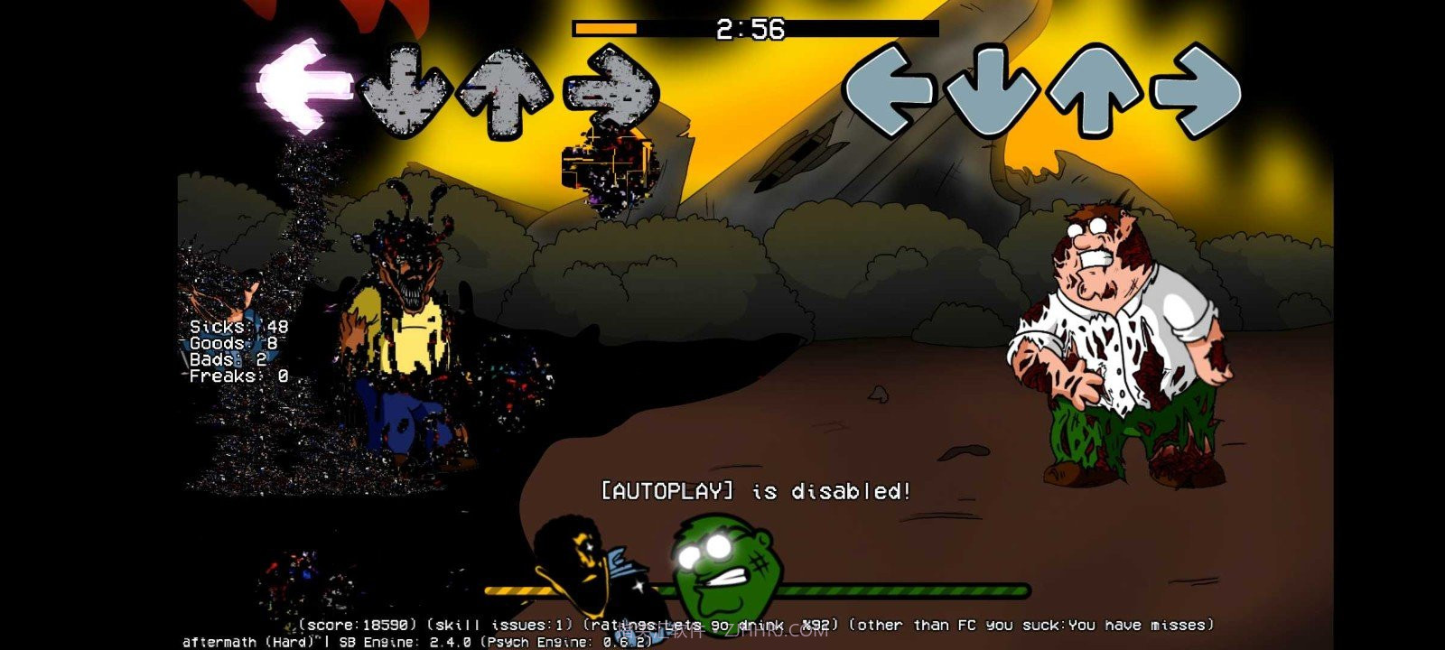 fnf曼德拉记录伪人天使模组截图2